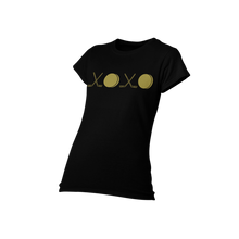 Gold XOXO Hockey Short Sleeve Shirt