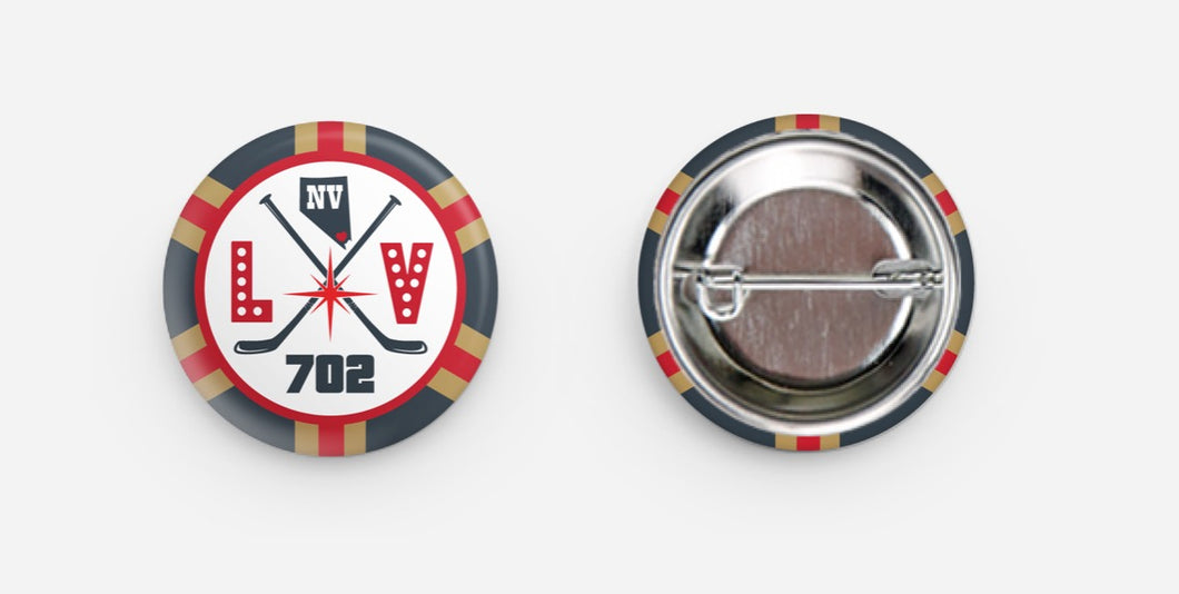 702 Poker Chip Hockey Pin